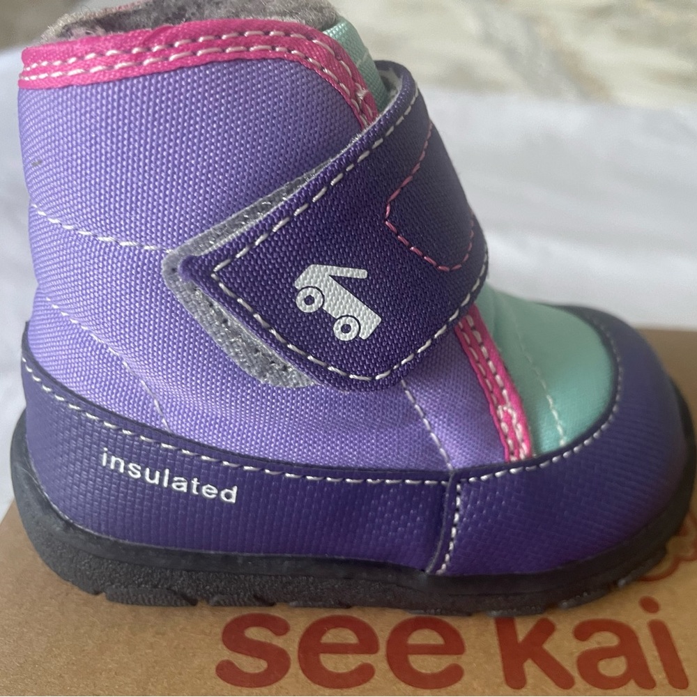 See Kai Run - Blake Boots - Size 4 - Purple